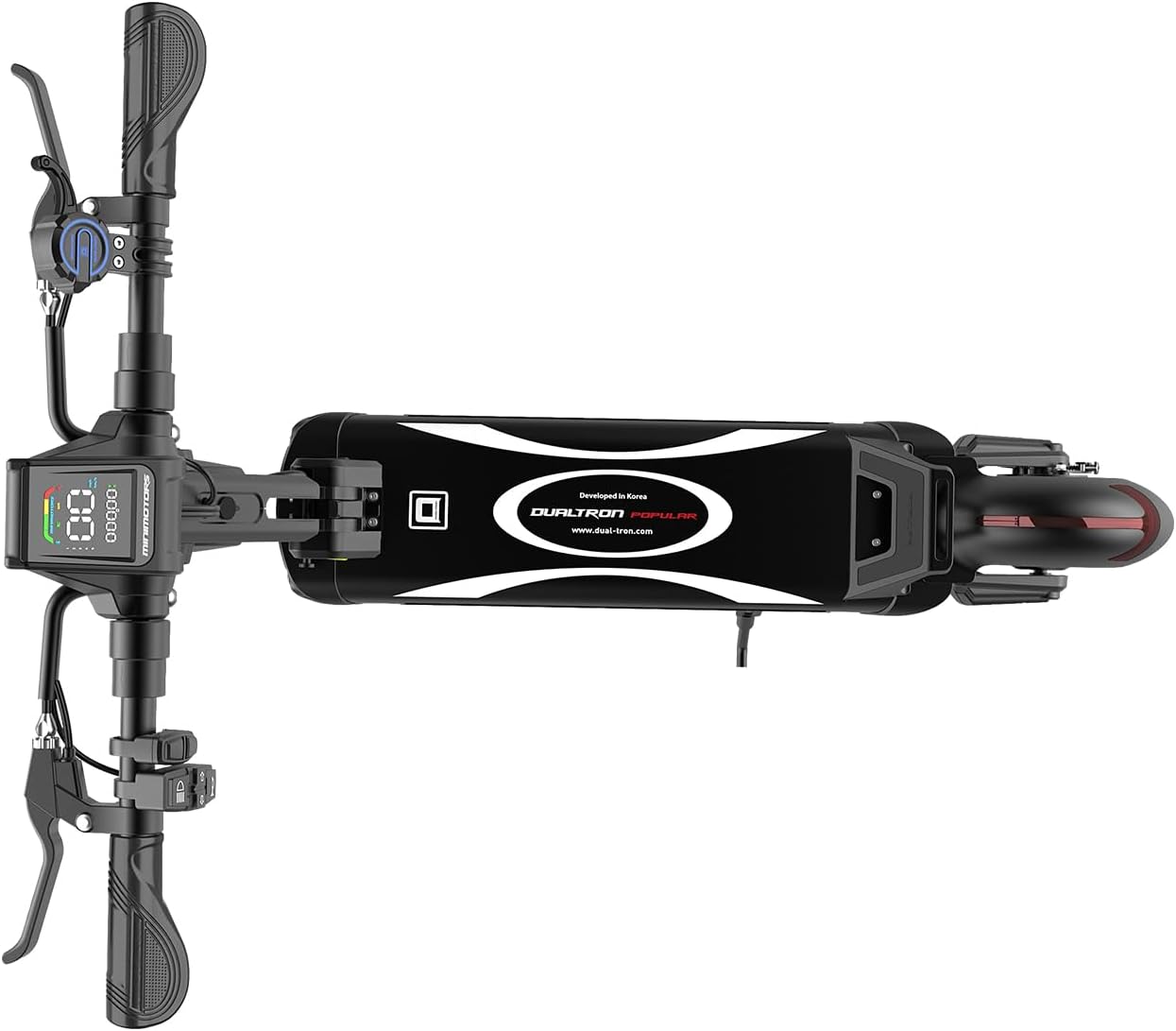 DUALTRON Pop Adult Electric Scooter – Single Motor – 52V 20Ah, 450W Motor, Range up to 45 km, 25 km/h, Fast Powerful and Comfortable, Black