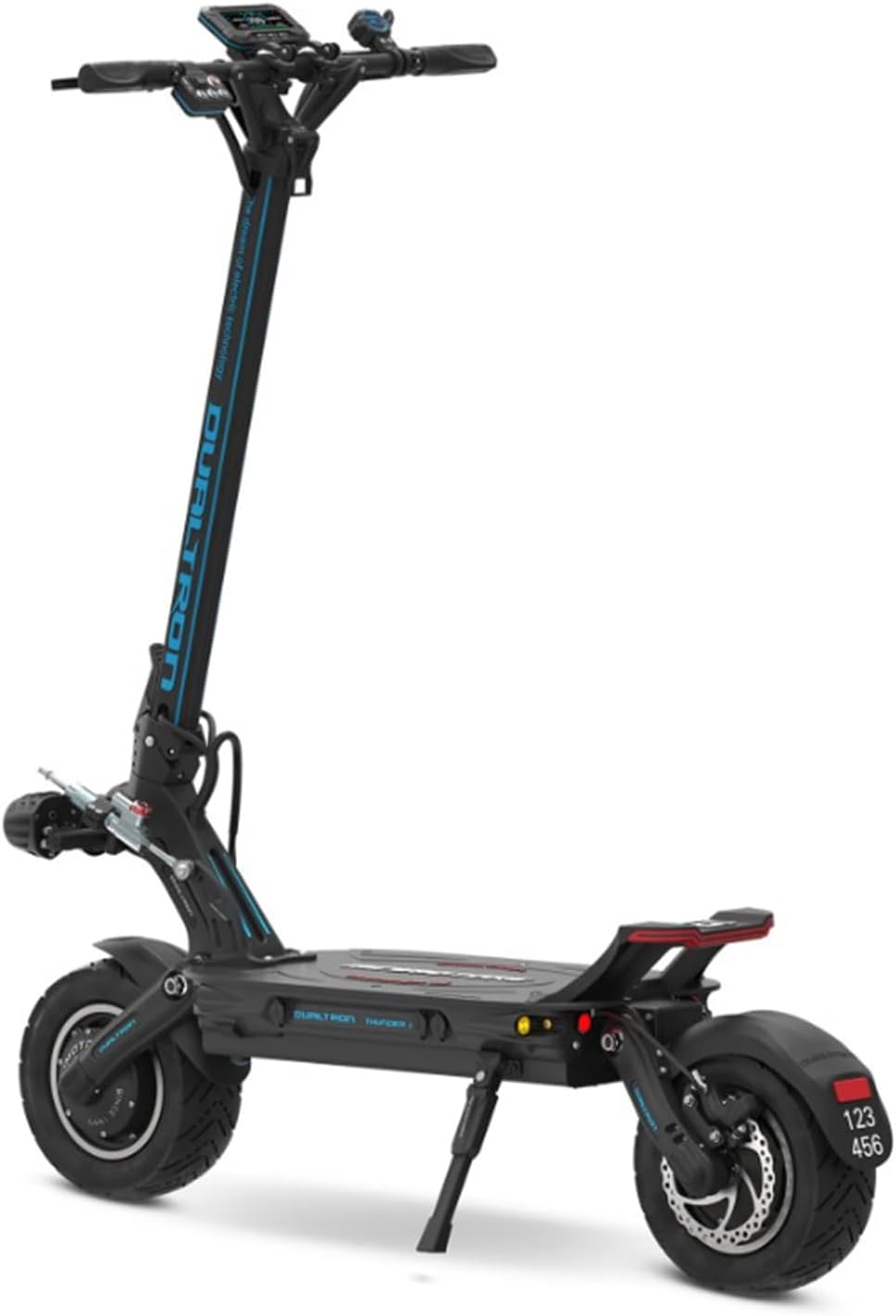 Minimotors - Dualtron Thunder 3 Elektroroller für Erwachsene - 72 V, 40 Ah, 500-W-Motoren, Reichweite bis zu 125 km, 20 km/h, schnell, leistungsstark und komfortabel, Schwarz