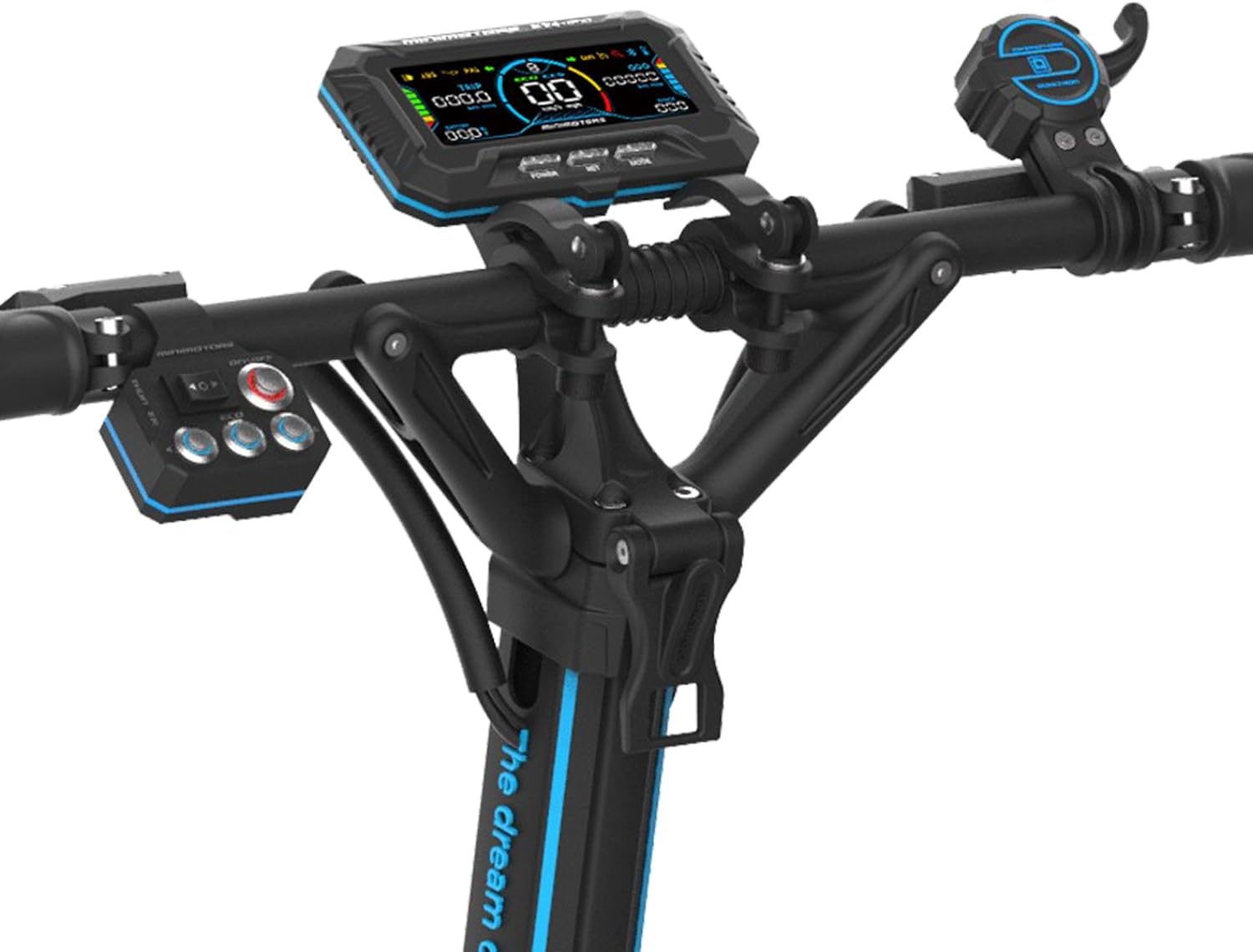 Minimotors – Dualtron Storm Limited Adult Electric Scooter 84 V/45 Ah, 2 Motors 5750 W, Range up to 180 km, 25 km/h, Fast Powerful and Comfortable, Black