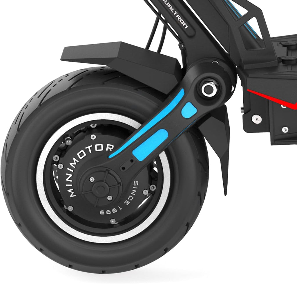 Minimotors – Dualtron Storm Limited Adult Electric Scooter 84 V/45 Ah, 2 Motors 5750 W, Range up to 180 km, 25 km/h, Fast Powerful and Comfortable, Black