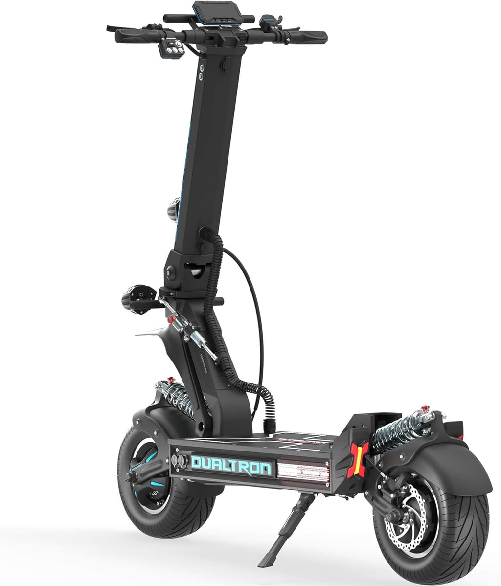 Minimotors - Dualtron X Limited LTD Elektroroller für Erwachsene - 84 V, 60 Ah, 500-W-Motoren, Reichweite bis zu 170 km, 20 km/h, schnell, leistungsstark und komfortabel, Schwarz