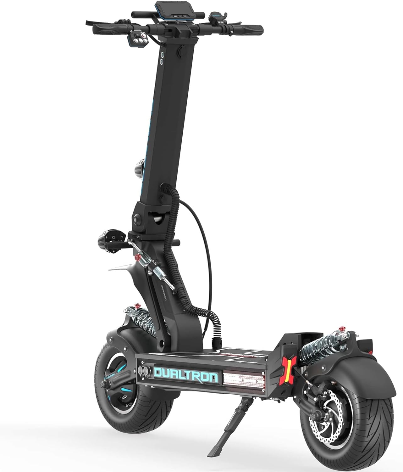 Minimotors - Dualtron X Limited LTD Elektroroller für Erwachsene - 84 V, 60 Ah, 500-W-Motoren, Reichweite bis zu 170 km, 20 km/h, schnell, leistungsstark und komfortabel, Schwarz