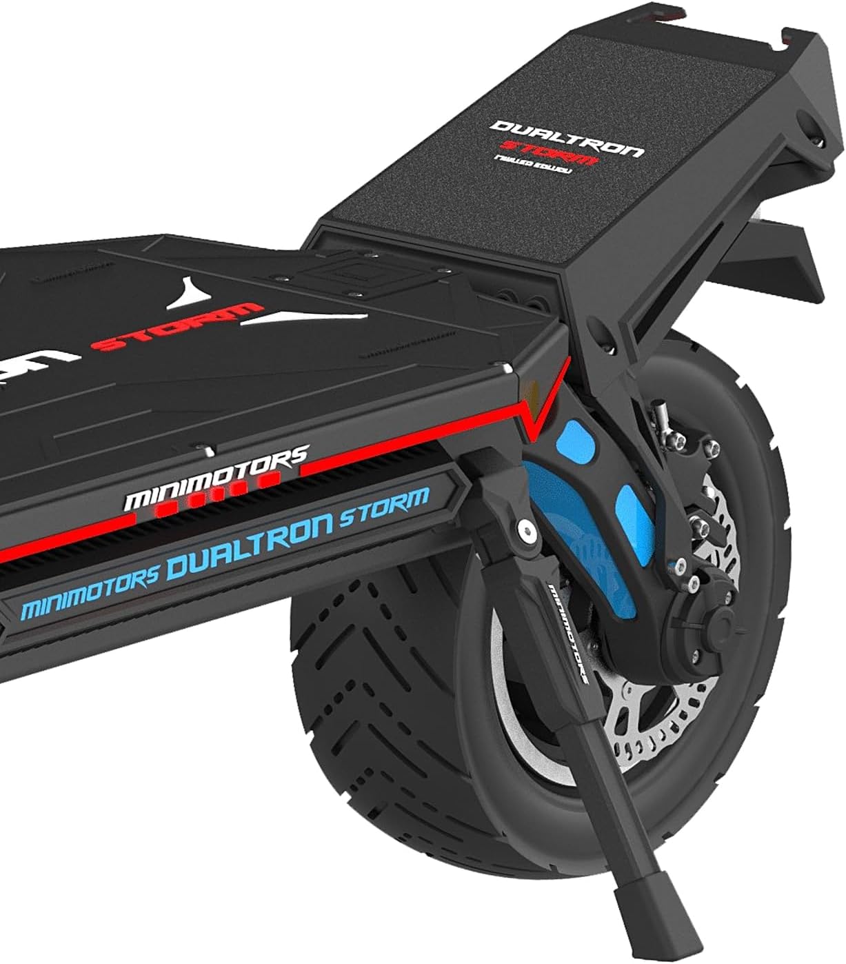 Minimotors – Dualtron Storm Limited Adult Electric Scooter 84 V/45 Ah, 2 Motors 5750 W, Range up to 180 km, 25 km/h, Fast Powerful and Comfortable, Black