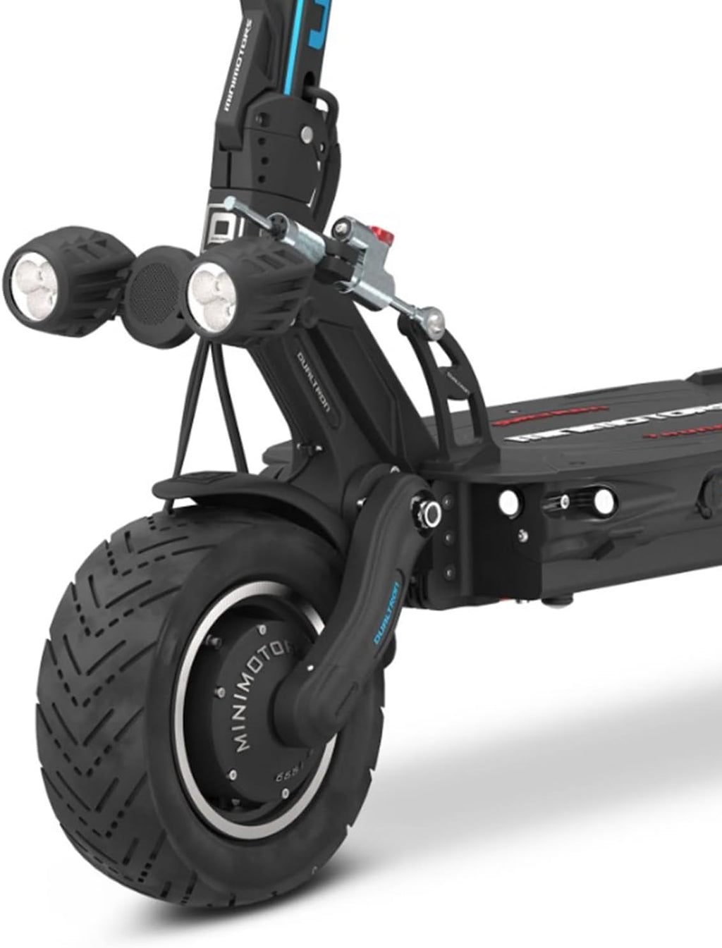 Minimotors - Dualtron Thunder 3 Elektroroller für Erwachsene - 72 V, 40 Ah, 500-W-Motoren, Reichweite bis zu 125 km, 20 km/h, schnell, leistungsstark und komfortabel, Schwarz