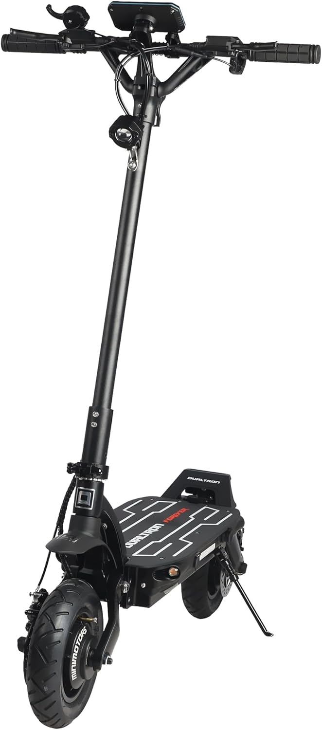 Minimotors Adult Electric Scooter Dualtron Forever Limited 60 V/24 Ah, 2 x 900 W Motors, Range up to 80 km, 25 km/h, Fast Powerful and Comfortable, Black New EY4 Screen