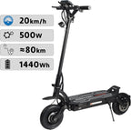 Minimotors Adult Electric Scooter Dualtron Forever Limited 60 V/24 Ah, 2 x 900 W Motors, Range up to 80 km, 25 km/h, Fast Powerful and Comfortable, Black New EY4 Screen