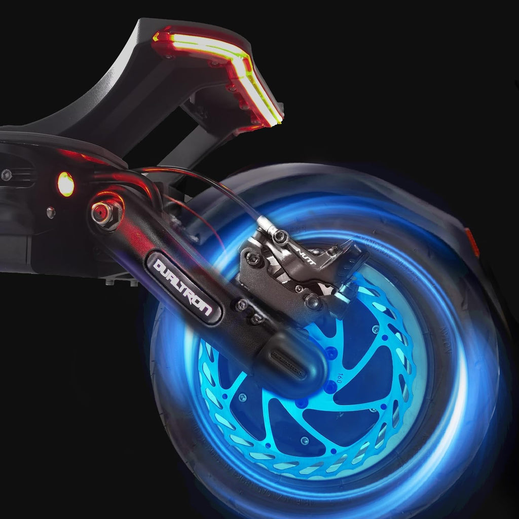 Minimotors - Dualtron Thunder 3 Elektroroller für Erwachsene - 72 V, 40 Ah, 500-W-Motoren, Reichweite bis zu 125 km, 20 km/h, schnell, leistungsstark und komfortabel, Schwarz