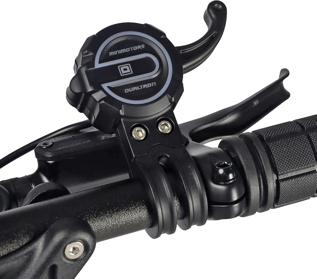 Minimotors Adult Electric Scooter Dualtron Forever Limited 60 V/24 Ah, 2 x 900 W Motors, Range up to 80 km, 25 km/h, Fast Powerful and Comfortable, Black New EY4 Screen