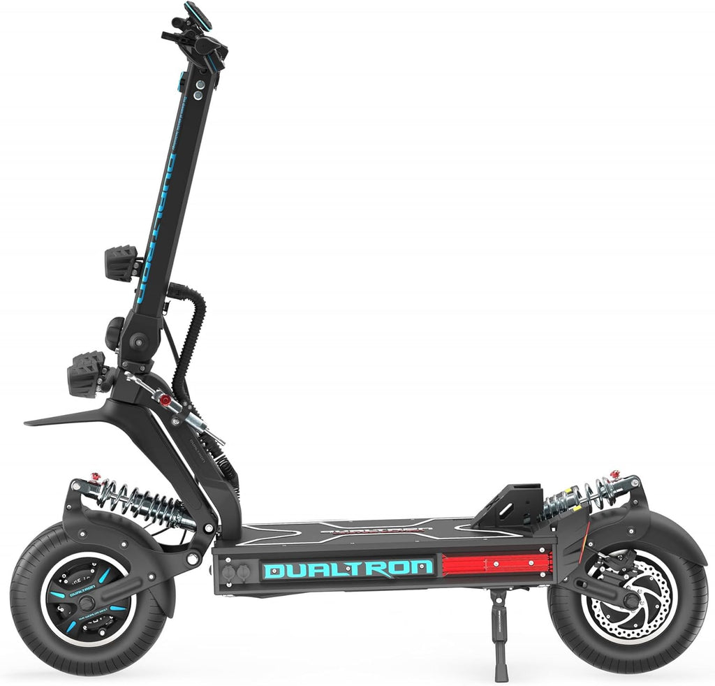 Minimotors - Dualtron X Limited LTD Elektroroller für Erwachsene - 84 V, 60 Ah, 500-W-Motoren, Reichweite bis zu 170 km, 20 km/h, schnell, leistungsstark und komfortabel, Schwarz