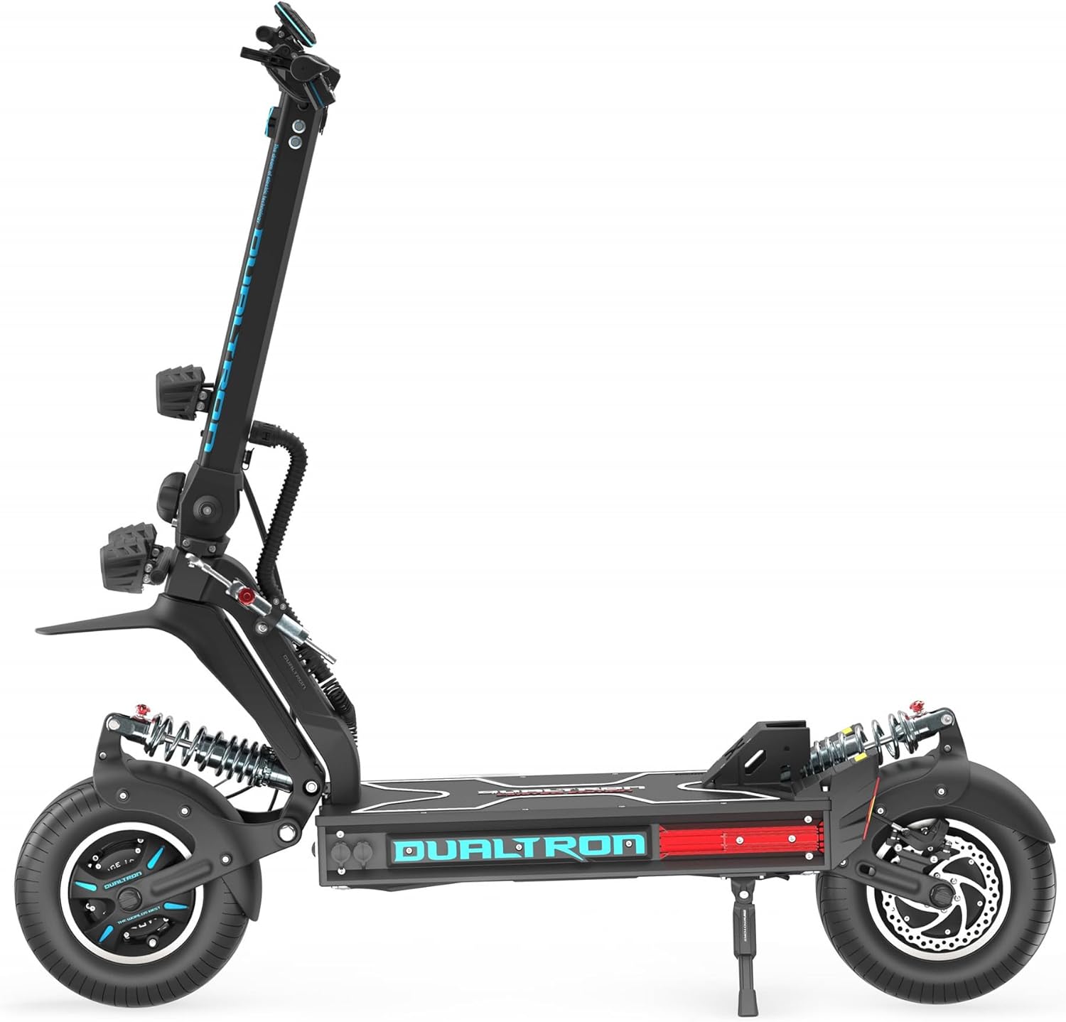 Minimotors - Dualtron X Limited LTD Elektroroller für Erwachsene - 84 V, 60 Ah, 500-W-Motoren, Reichweite bis zu 170 km, 20 km/h, schnell, leistungsstark und komfortabel, Schwarz