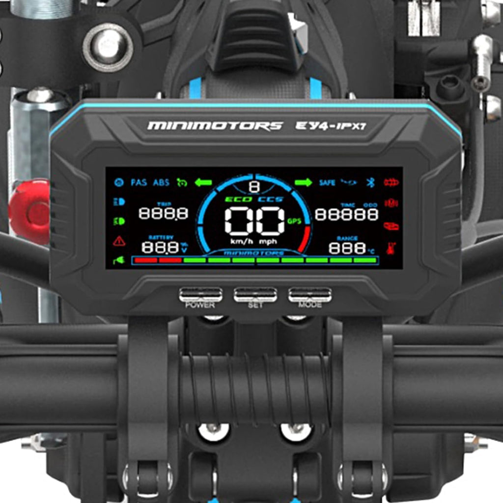 Minimotors - Dualtron Thunder 3 Elektroroller für Erwachsene - 72 V, 40 Ah, 500-W-Motoren, Reichweite bis zu 125 km, 20 km/h, schnell, leistungsstark und komfortabel, Schwarz