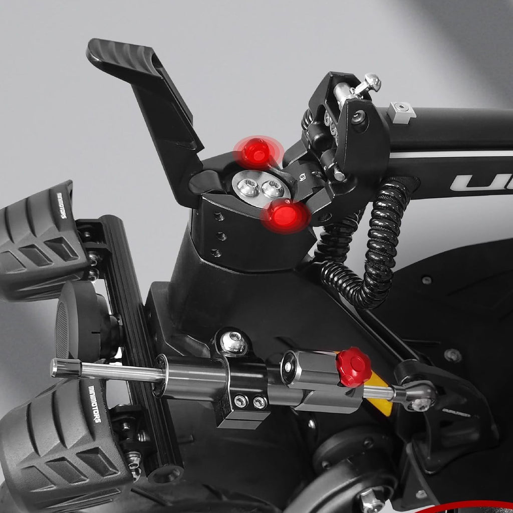 Minimotors - Dualtron Thunder 3 Elektroroller für Erwachsene - 72 V, 40 Ah, 500-W-Motoren, Reichweite bis zu 125 km, 20 km/h, schnell, leistungsstark und komfortabel, Schwarz