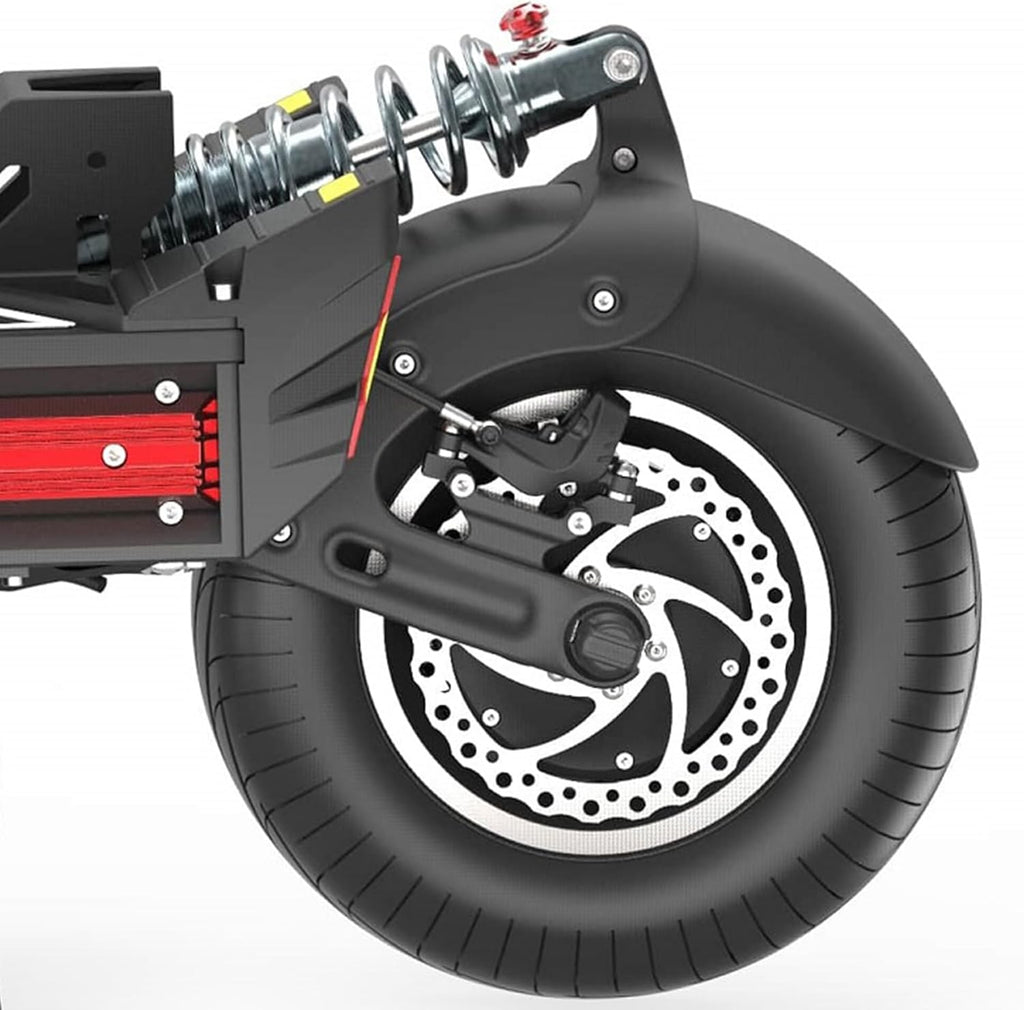 Minimotors - Dualtron X Limited LTD Elektroroller für Erwachsene - 84 V, 60 Ah, 500-W-Motoren, Reichweite bis zu 170 km, 20 km/h, schnell, leistungsstark und komfortabel, Schwarz